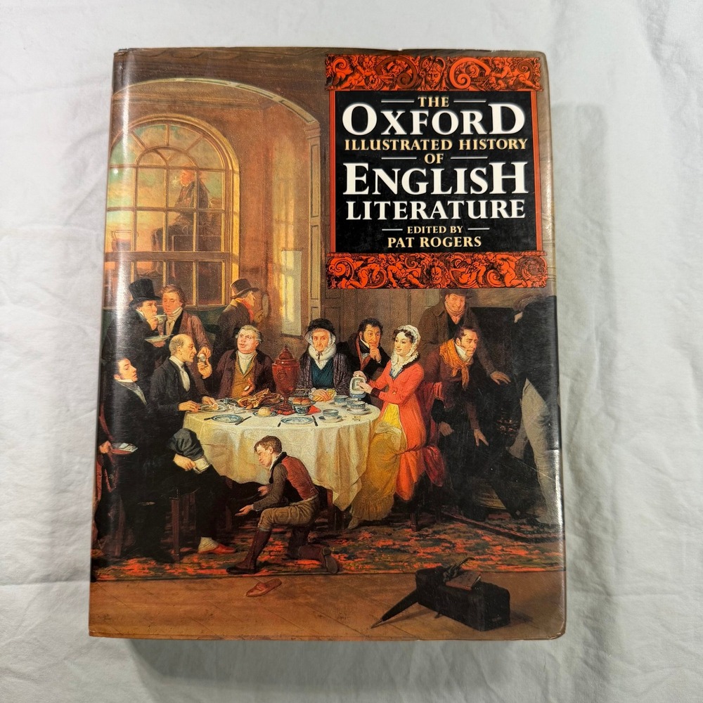 Oxford Illustrated History of English Literature Pat Rogers Hardcover 1987 1st